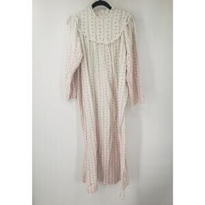 LANZ OF SALZBURG Vintage Floral Nightgown Granny Womens Size Medium M